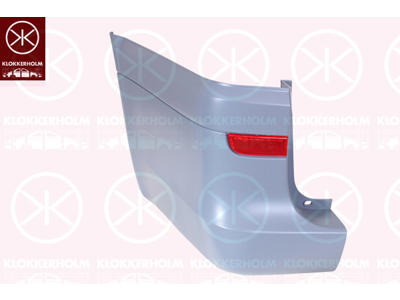 Bumper, w/primer, Left Rear