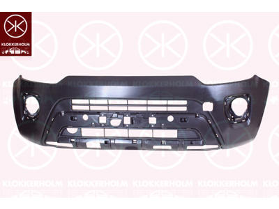 Bumper, Front, Smooth, with hole(s) for fog lights