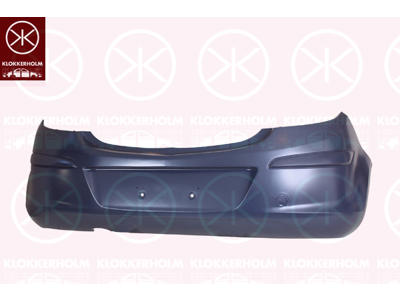 Bumper, w/primer, 5-drs, Rear, not for trim level: Sport, GSI, XSI, SRI