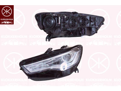 Headlight, Left, Illuminance [lx]: 12.5, Bi-Xenon, D5S, H7, with daytime running light (LED), with dynamic bending light, with motor for headlamp levelling, without control unit for Xenon