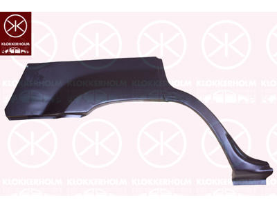 Quarter Panel, 4-dr, Wheel Arch Border, Right Rear, Repair Panel