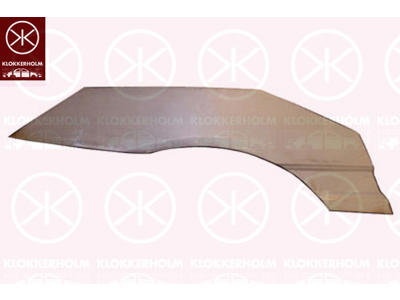 Quarter Panel, Right, Wheel Arch Border, Repair Panel