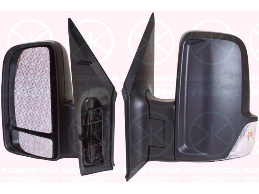 Exterior Mirror, Left, with indicator, without cable, Convex, T15 16W