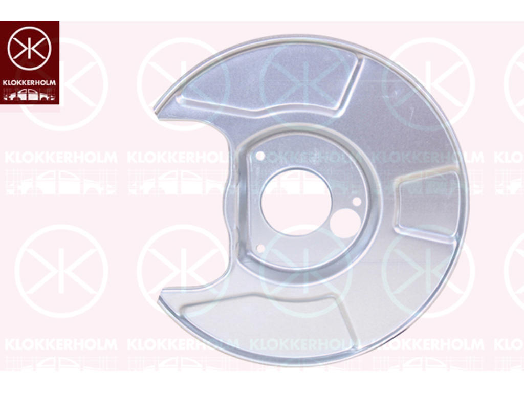 Splash Guard, brake disc, Rear Axle Left, Zinc-coated