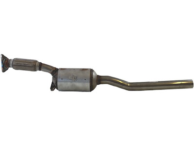Sot-/partikelfilter, avgassystem, Material: Cordierit (Iolit), med monteringsdelar, Euro 5