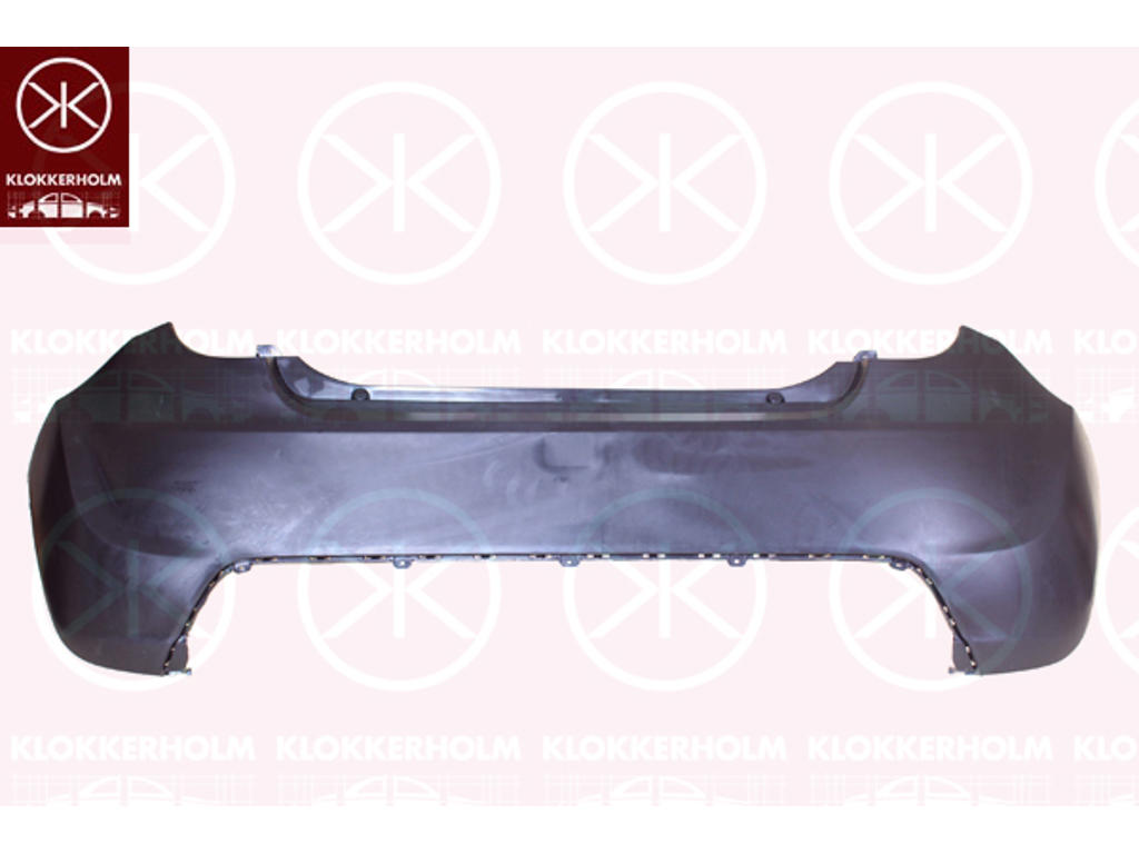 Bumper, Rear, Smooth