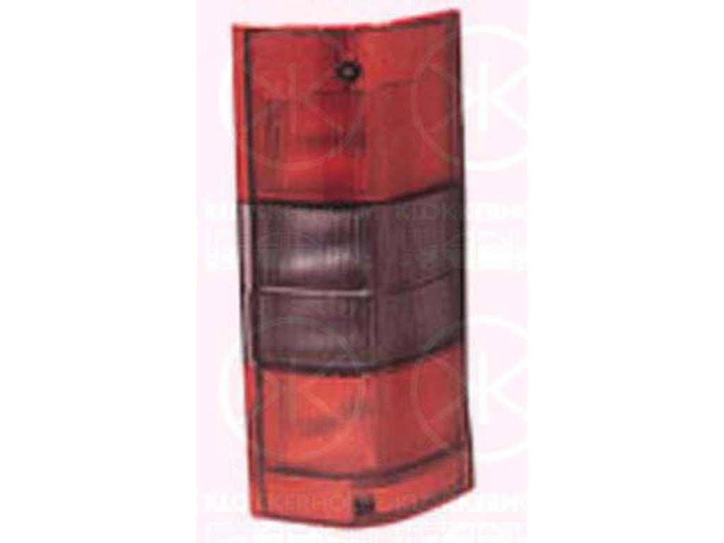 Tail Light Assembly, with bulb holder, Left, Indicator Colour: smoke grey