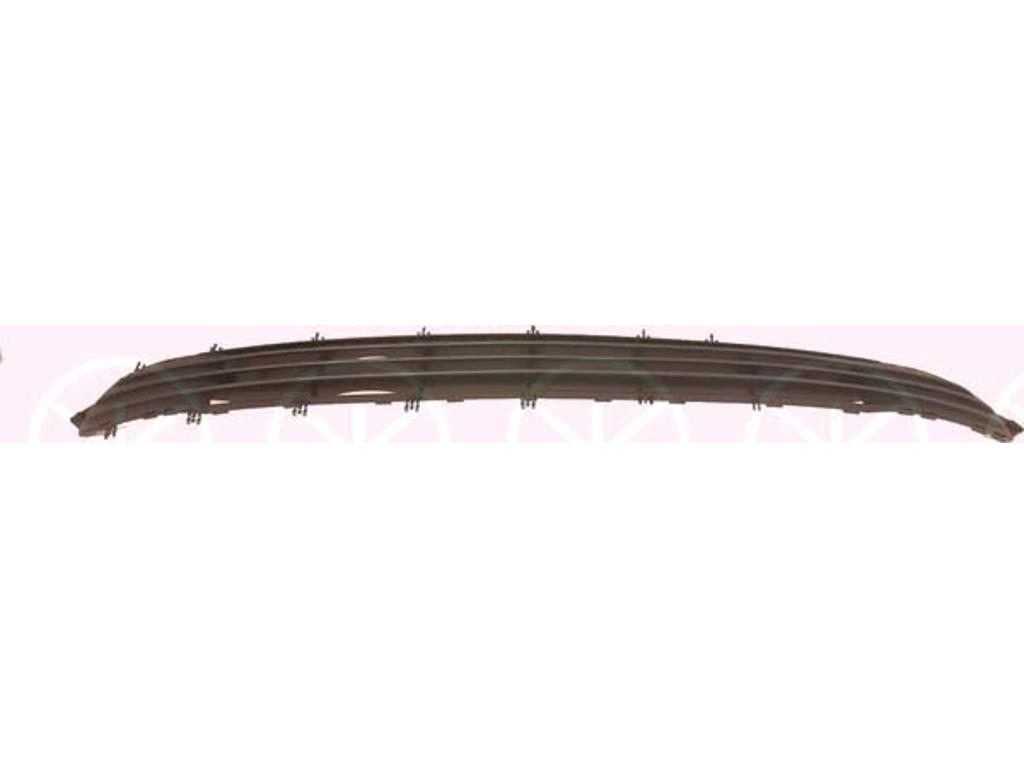 Ventilation Grilles, bumper, Front, black, without hole(s) for fog lights