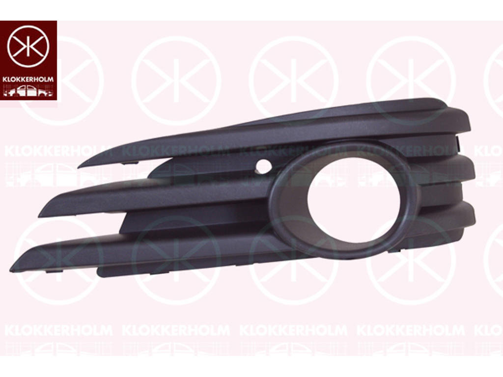Ventilation Grille, bumper, Right Front, with hole(s) for fog lights, not for vehicle equipment line/variant: OPC