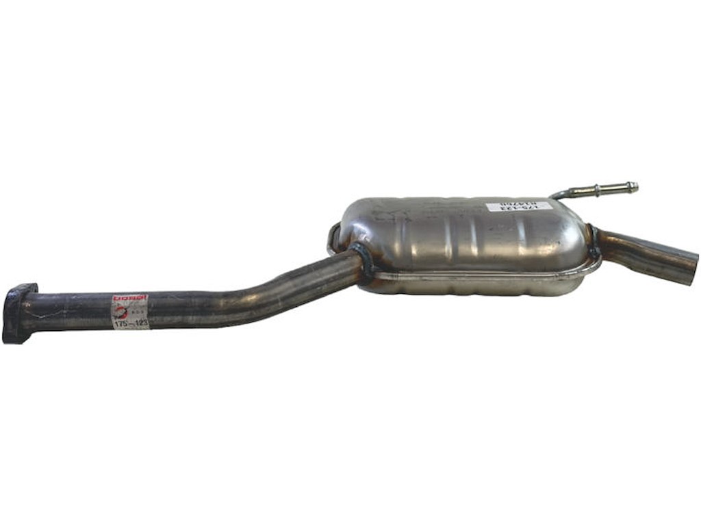 Centre Muffler, See accessories list for additionally required parts:  
