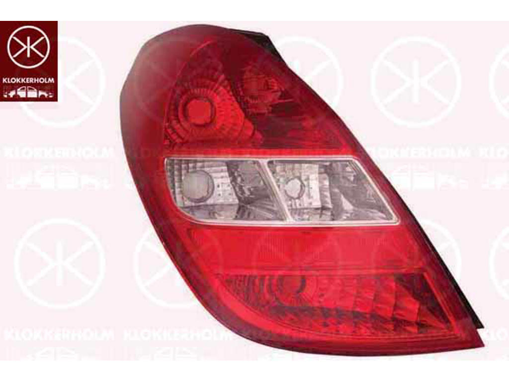 Tail Light Assembly, without bulb holder, Left