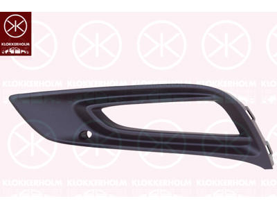 Ventilation Grille, bumper, Left Front, with hole(s) for fog lights