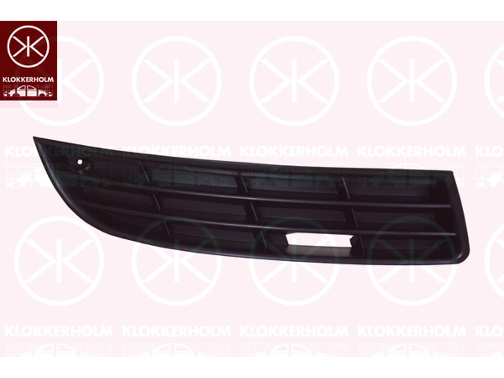 Ventilation Grille, bumper, Right Front, without hole(s) for fog lights