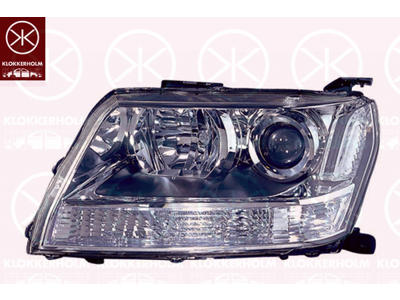 Headlight, H7/HB3, without motor for headlamp levelling, Left, Illuminance [lx]: 17.5
