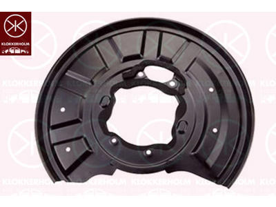 Splash Guard, brake disc, Rear Axle Left