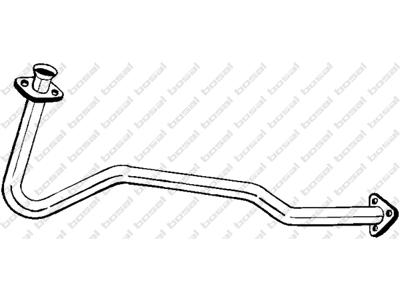 Exhaust Pipe, See accessories list for additionally required parts:  