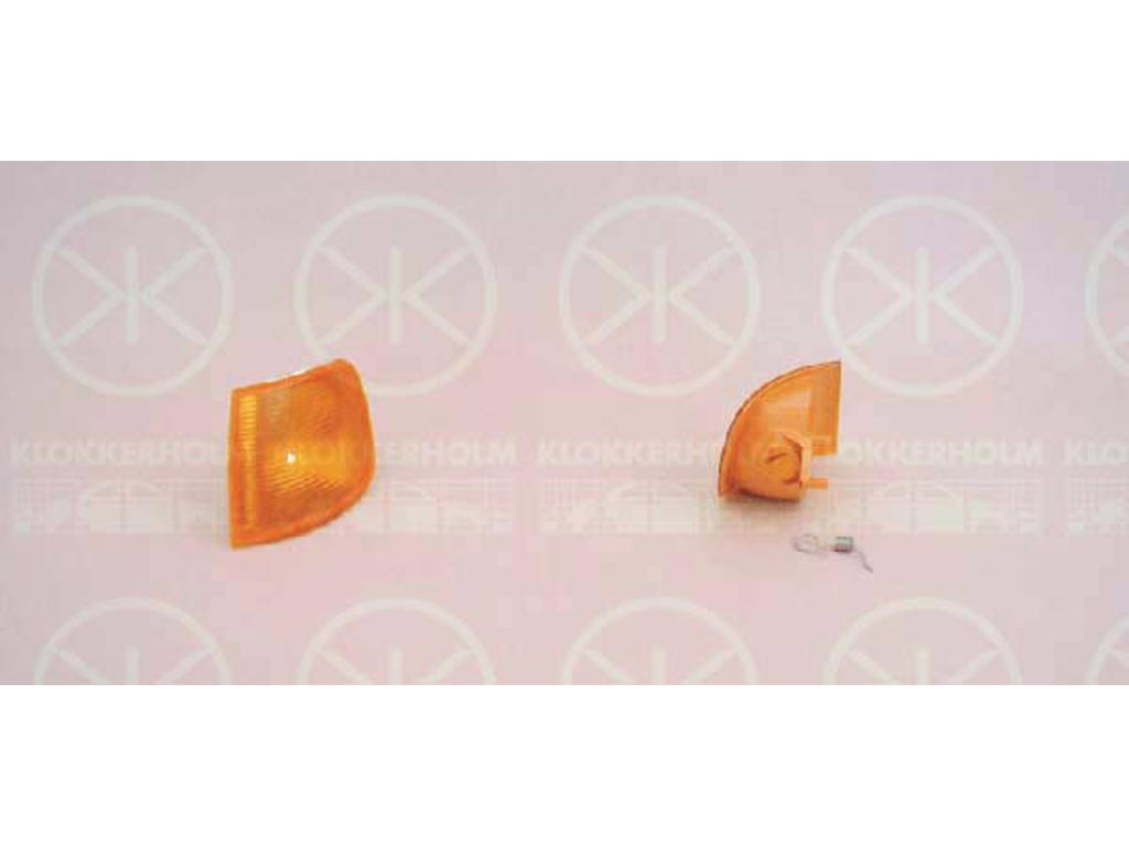Feu clignotant, sans porte-lampe, jaune, gauche