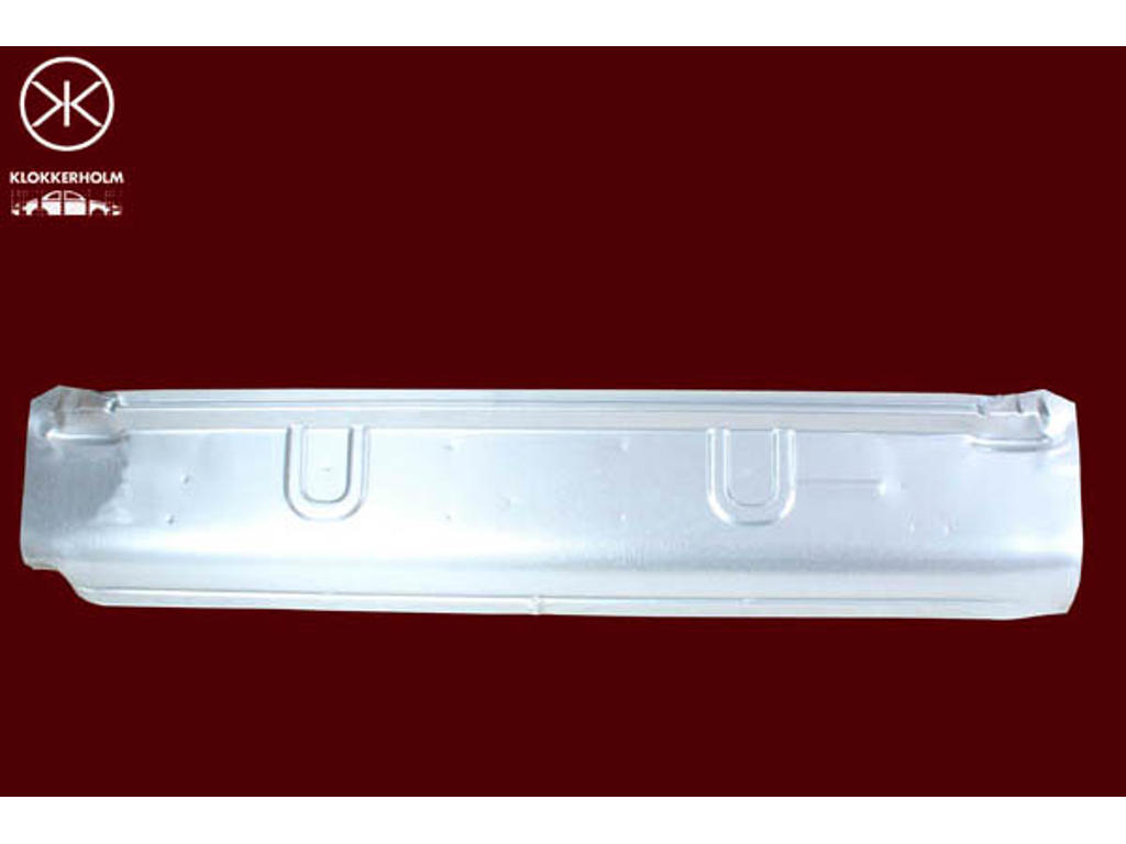 Bagpanel, Endeplade, underste del