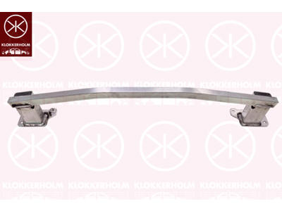 Bærer, støtfanger, aluminium, foran, nedre del