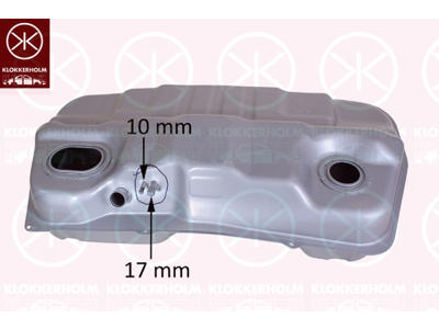 Brændstoftank, med pakninger, Tankkapacitet [liter]: 58