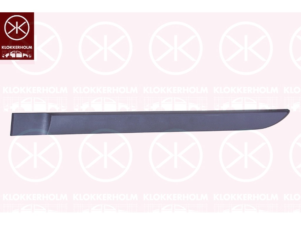 Ozdobná / ochranná lišta, dvere, levá zadní, cerná