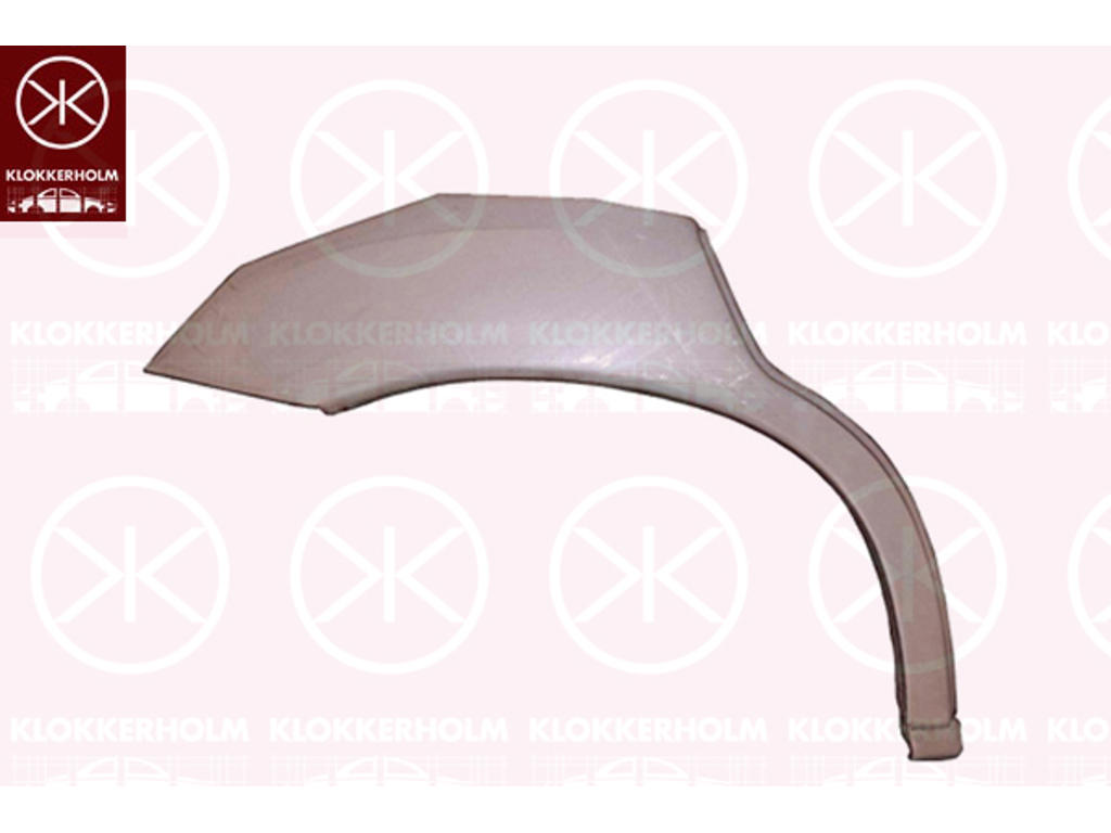 Quarter Panel, 4/5-drs, Wheel Arch Border, Repair Panel, Right Rear