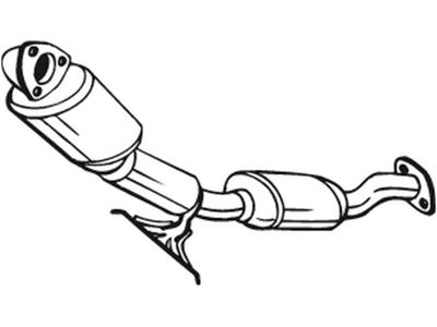 Catalytic Converter, with mounting parts, Emission Standard: Euro 3