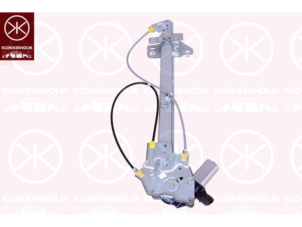 Fönsterhiss, med elmotor, med komfortfunktion, elektrisk, till höger fram, Antal stickkontakter: 6