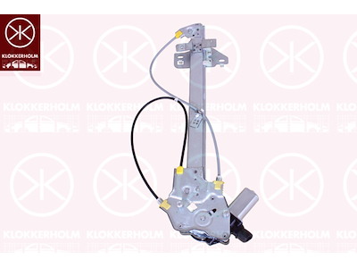 Fönsterhiss, med elmotor, med komfortfunktion, elektrisk, till höger fram, Antal stickkontakter: 6