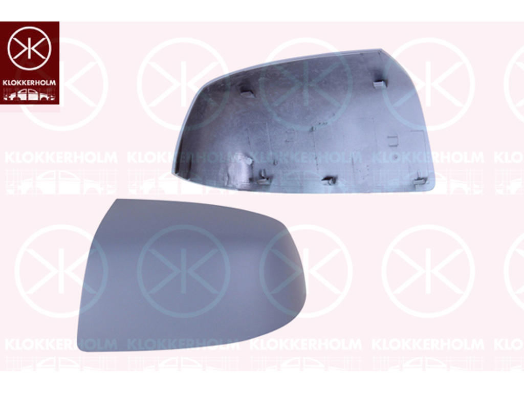 Hus, backspegel, Vänster, Belysningsfunktion: utanblinkljus, m/grundlack