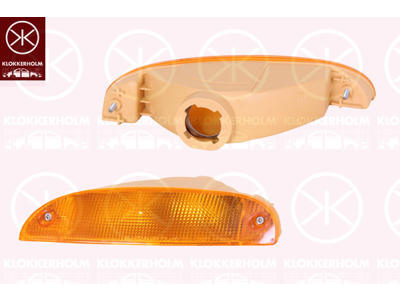 Blinker, utan lamphållare, gul, Vänster