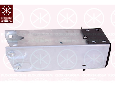 Sidobalk, aluminium, vänster fram