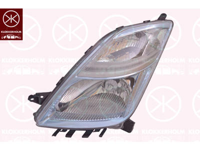 Headlight, H4, with motor for headlamp levelling, Left, Illuminance [lx]: 20