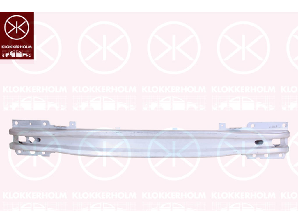 Support, bumper, Aluminium, Front