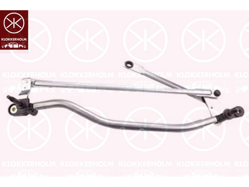 Wiper Linkage, Front, Set, without electric motor, for left-hand drive vehicles