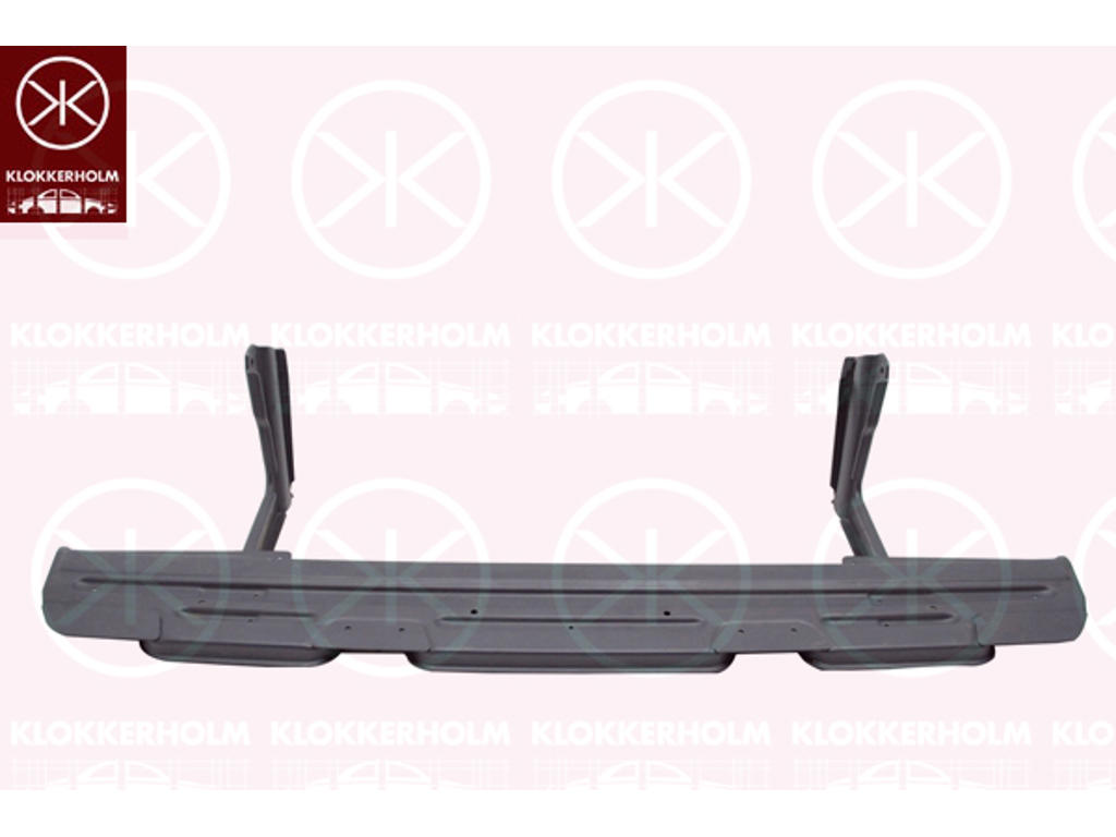 Support, bumper, for vehicles with step board, Rear