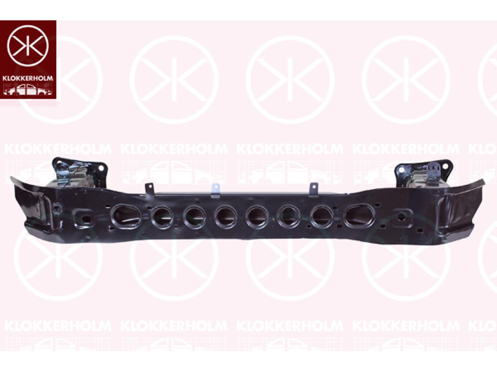 Stöd, stötfångare, stål, Fram