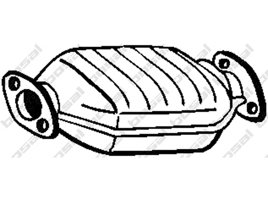 Catalyseur, avec pièces dassemblage, Norme concernant les gaz déchappement: Euro 1, Norme concernant les gaz déchappement: Euro 2