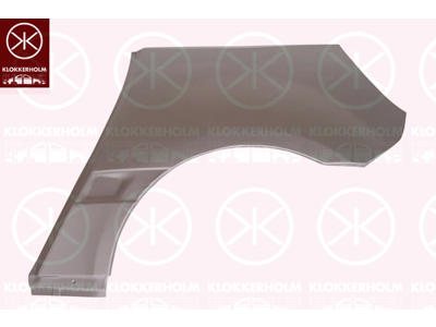 Quarter Panel, 4-dr, Wheel Arch Border, Repair Panel, Left Rear