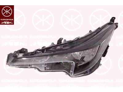 Headlight, Model Year to: 2024, Right, with daytime running light (LED), with motor for headlamp levelling, Valeo