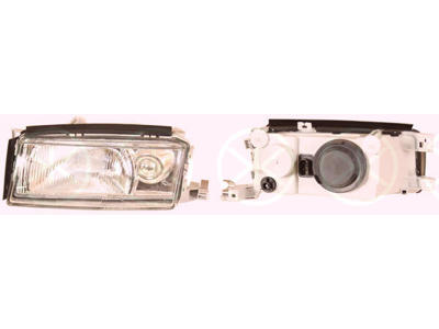 Headlight, H4, without motor for headlamp levelling, Left, Illuminance [lx]: 17.5