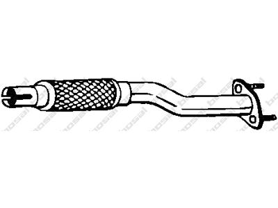 Exhaust Pipe, See accessories list for additionally required parts:  