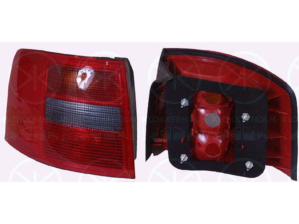 Tail Light Assembly, without bulb holder, Right