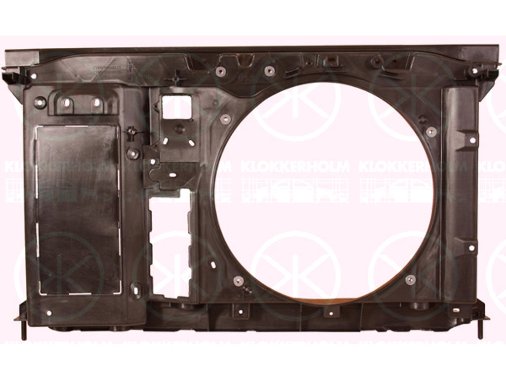 Frontplåt, plast, komplett-del