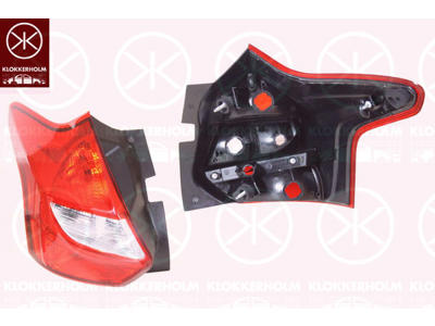 Baglygte, LED, uden lampeholder, venstre