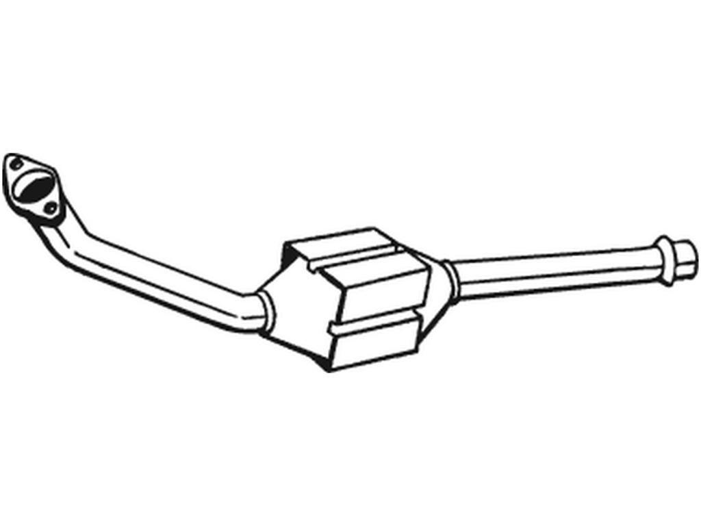 Catalytic Converter, with mounting parts, Emission Standard: Euro 2, Emission Standard: Euro 3