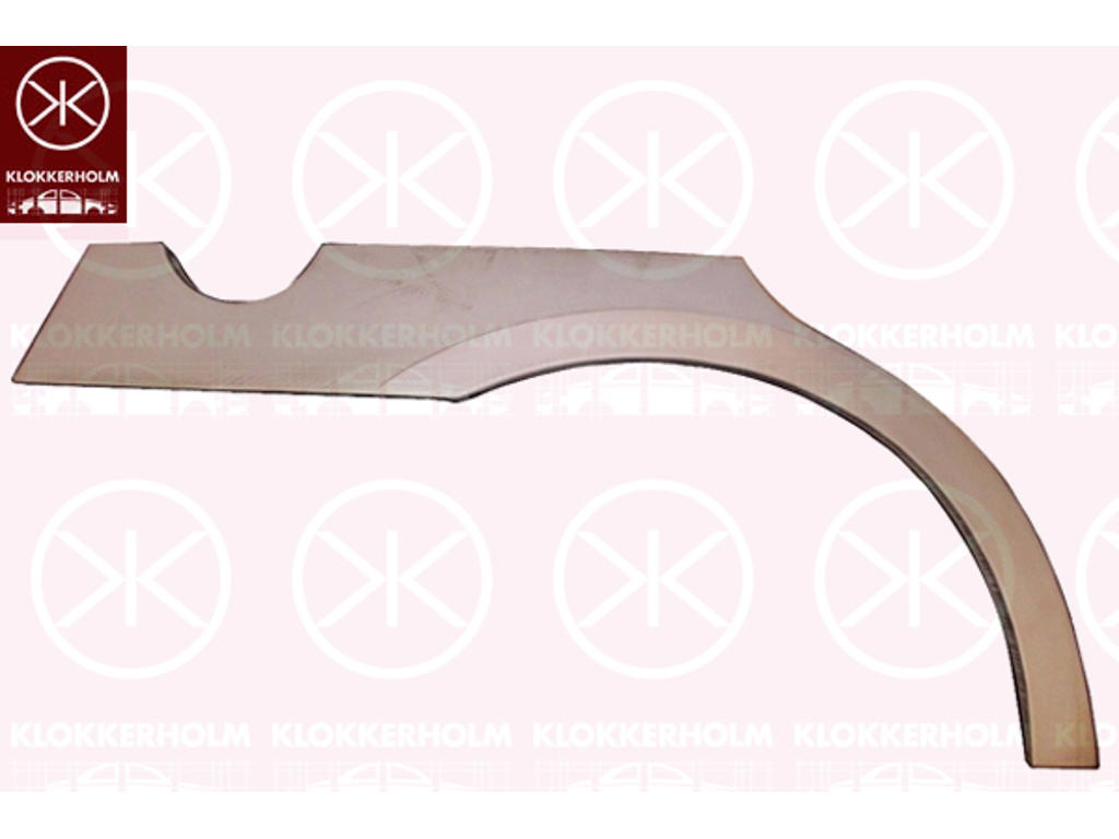 Quarter Panel, 4-dr, Right, Wheel Arch Border, Repair Panel