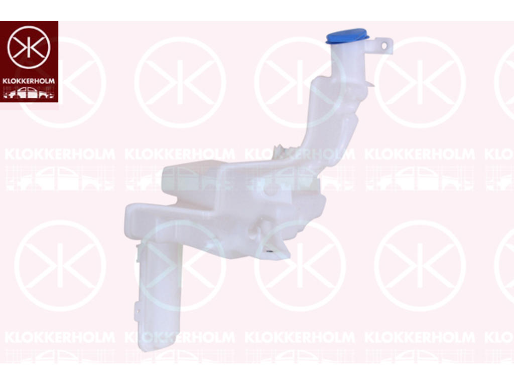 Washer Fluid Reservoir, window cleaning, for vehicles without headlamp cleaning system