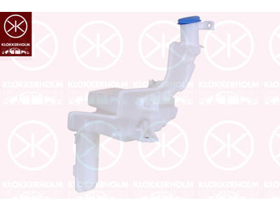 Washer Fluid Reservoir, window cleaning, for vehicles without headlamp cleaning system