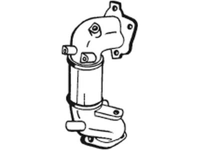Catalytic Converter, with mounting parts, Emission Standard: Euro 3